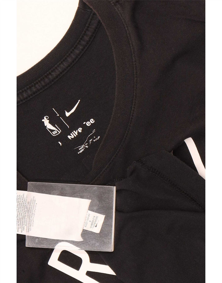Tricou cu grafică Brooklyn pentru bărbați Nike Top mic, negru, bumbac