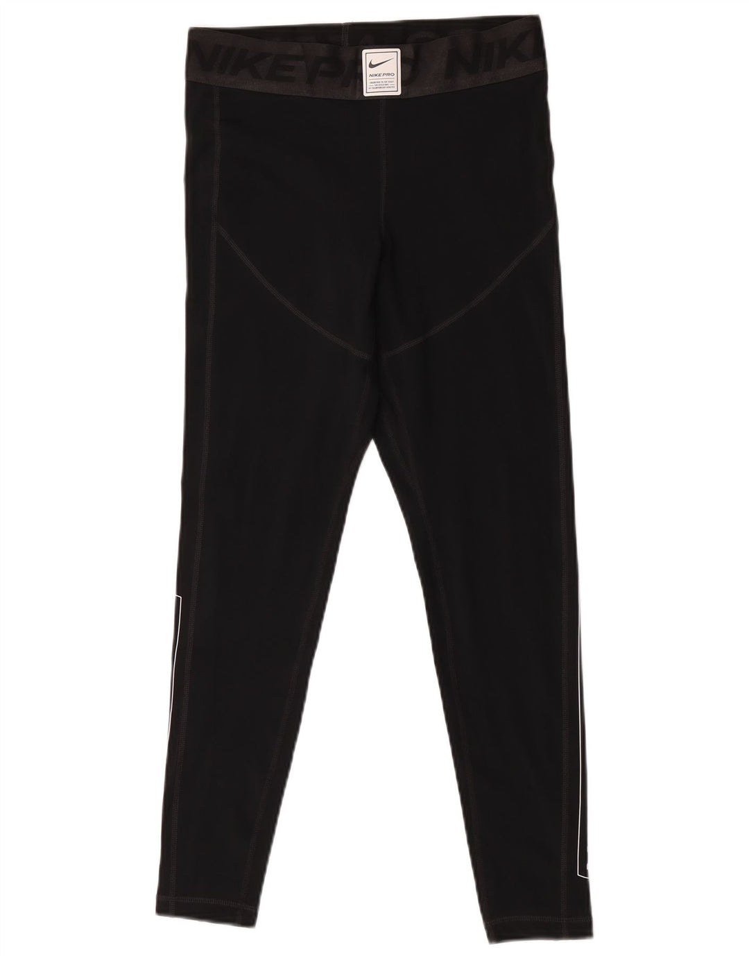 Leggings grafic Nike pentru femei UK 14 Poliester mediu negru