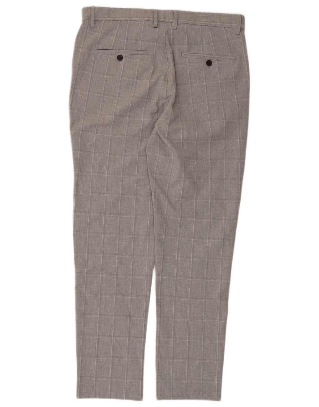 Pantaloni chino slim pentru bărbați Zara EU 40 Mediu L31 L28 Gri Check