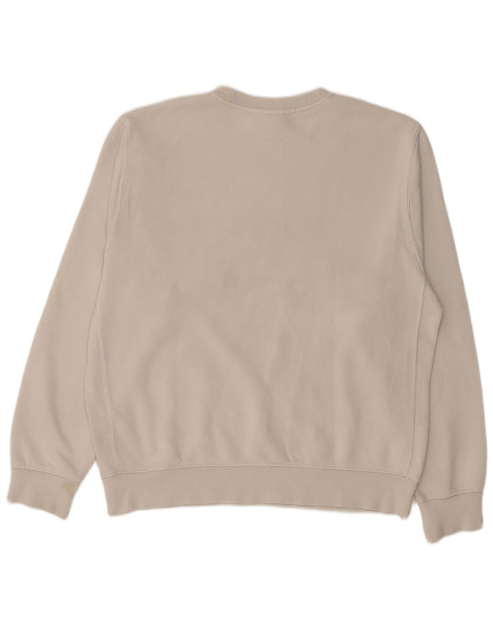 Pulover grafic pentru bărbați NIKE, bumbac, gri mediu