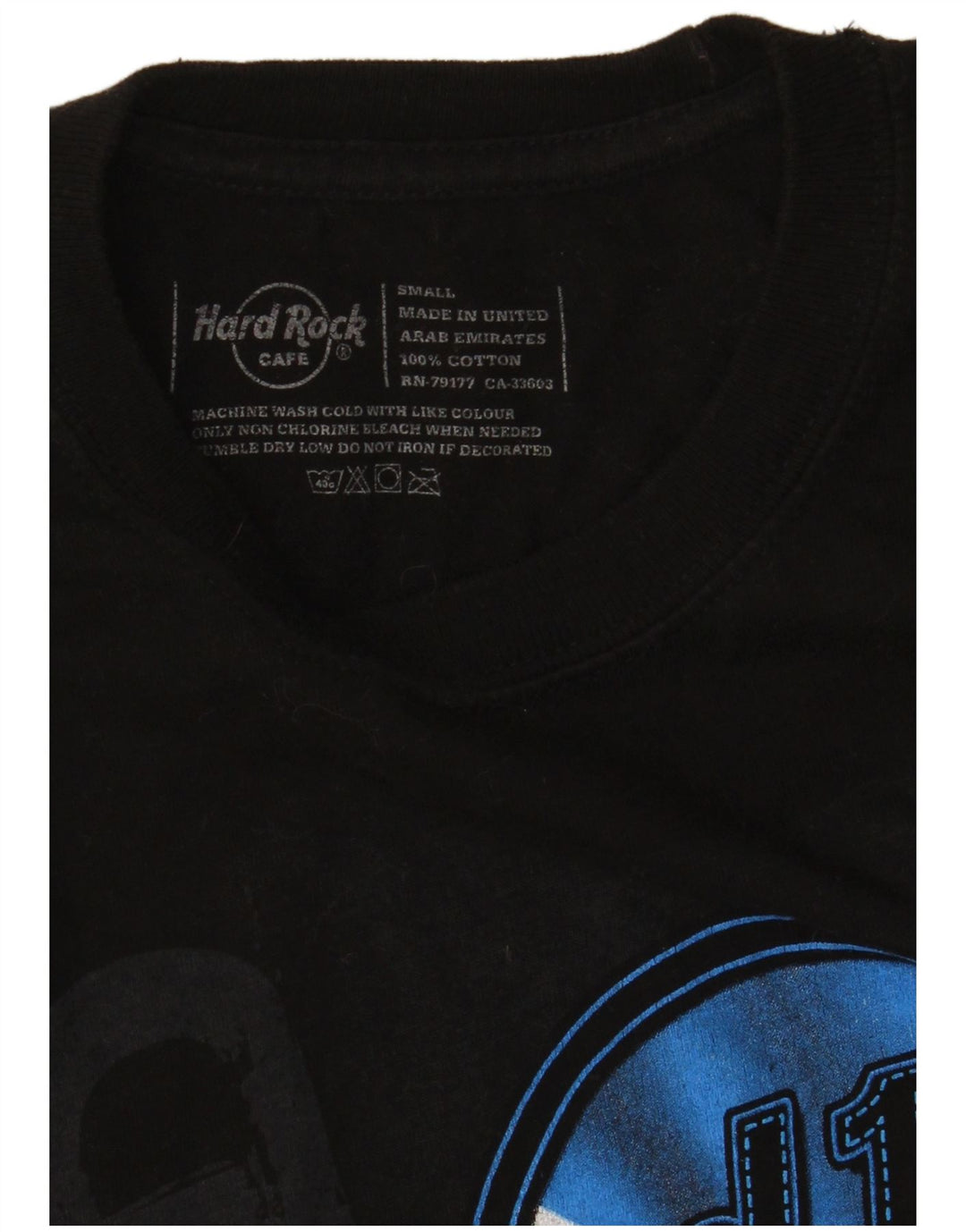 HARD ROCK CAFE Tricou grafic Edinburgh pentru bărbați Top mic bumbac negru