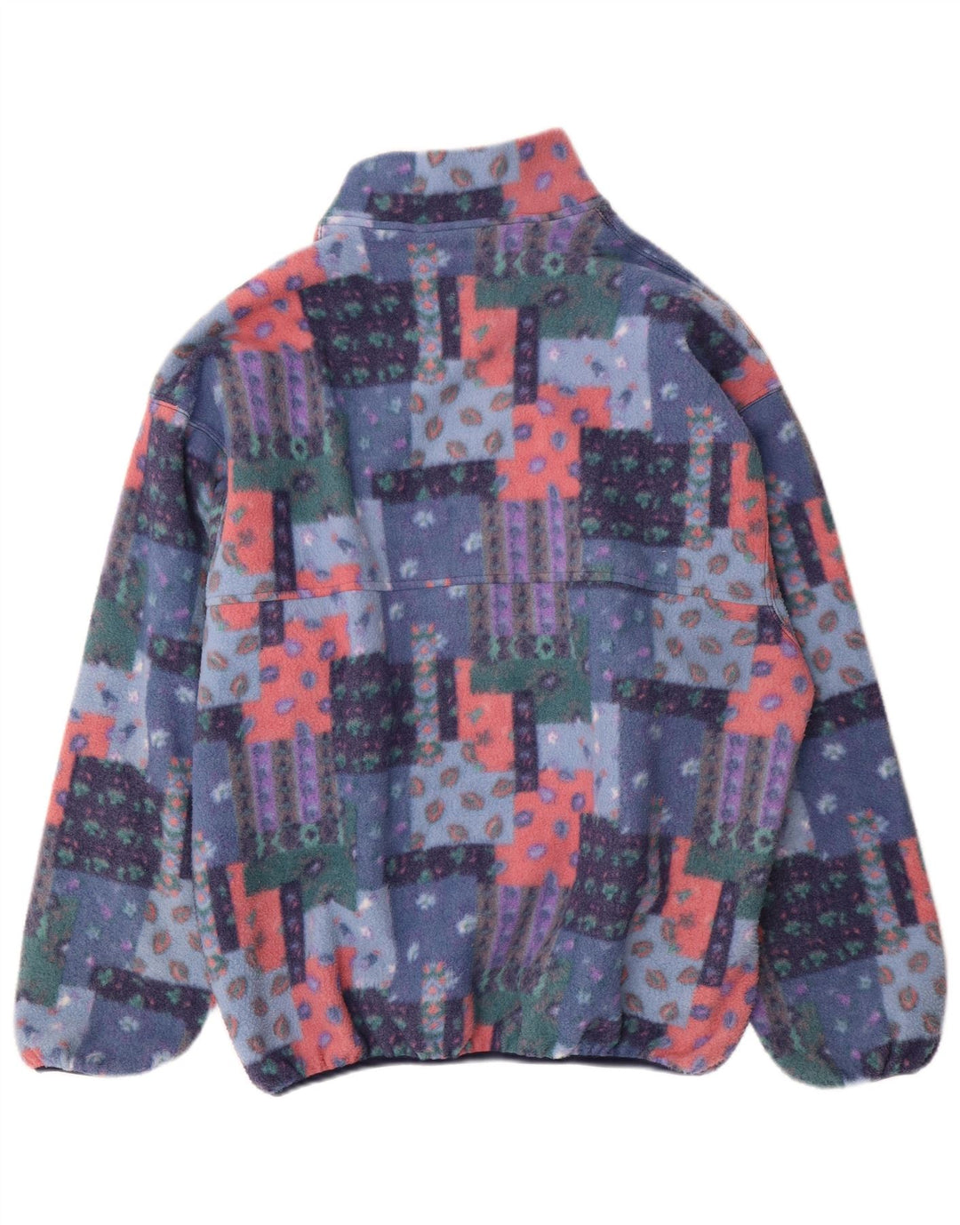 Pulover pentru bărbați Rifle, cu gât cu nasturi, fleece, XL, multicolor, poliester mozaic