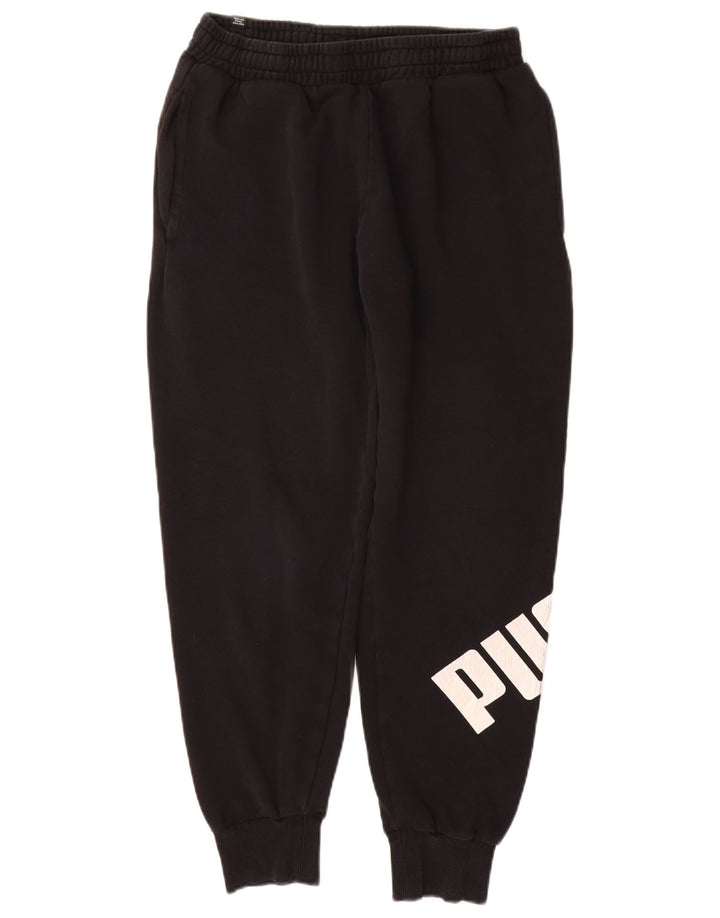 Pantaloni de trening grafic PUMA pentru bărbați Pantaloni de jogging mediu negru