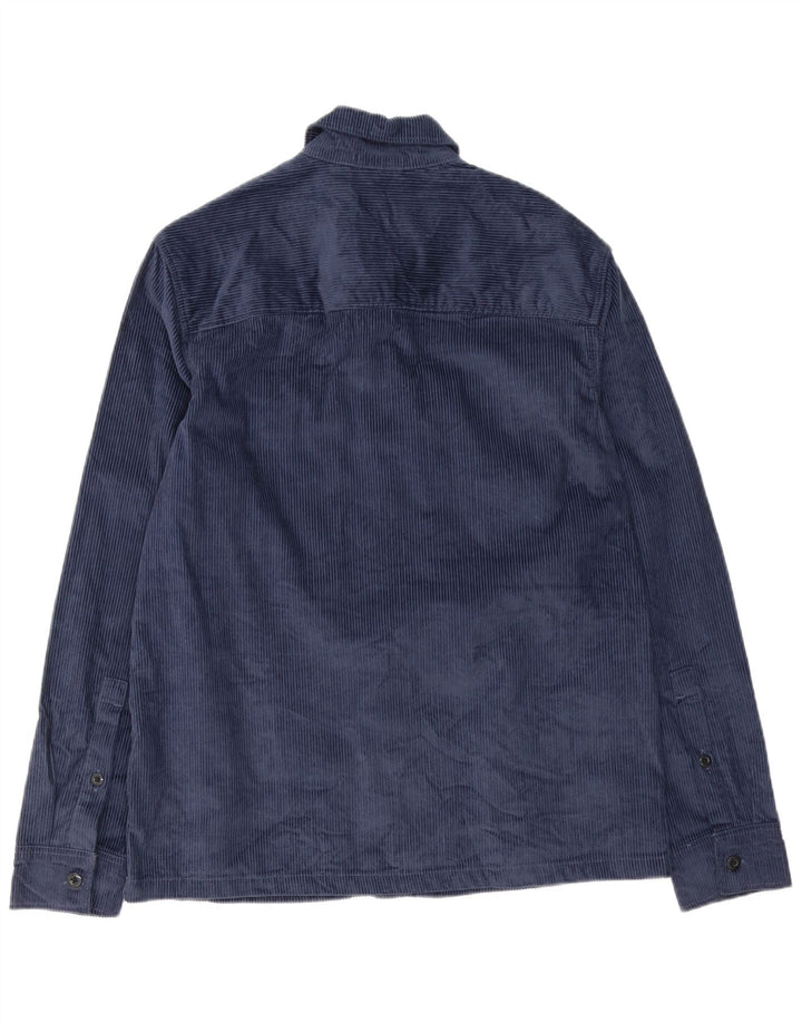 Cămașă din velur pentru bărbați Dickies, bumbac mediu albastru bleumarin