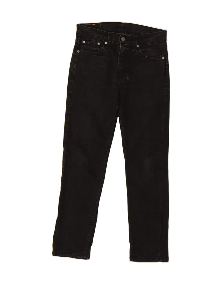 LEVI'S Womens 511 Slim Jeans W30 L30 Black Cotton Vintage Levi's and Second-Hand Levi's from Messina Hembry 