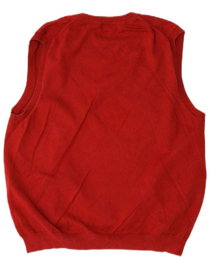 Vesta pentru bărbați Eddie Bauer Tank Top Bumbac Burgundy Mediu