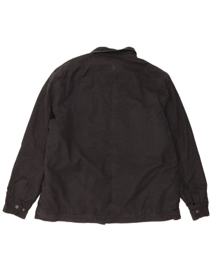 FAT FACE Bomber Jacket pentru bărbați UK 44 2XL Bumbac negru