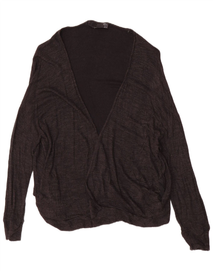 Pulover cardigan deschis pentru femei Zara UK 10 Small Gri