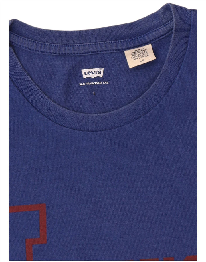 Tricou grafic Levi's pentru femei Top UK 16 Large Blue