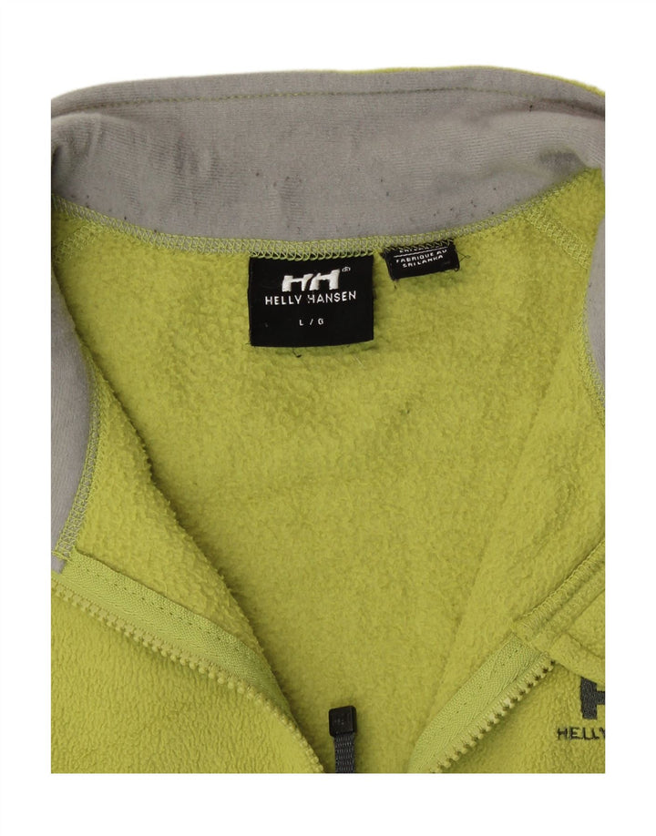 HELLY HANSEN Gilet polar pentru femei UK 16, mare, verde, poliester color bloc