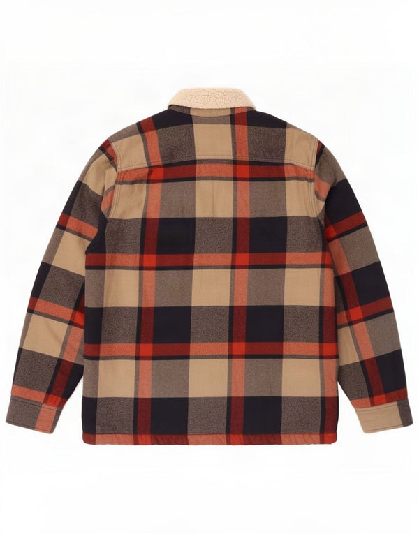 Cămașă Hollister Lumberjack Flannel pentru bărbați, bumbac cu carouri multicolore