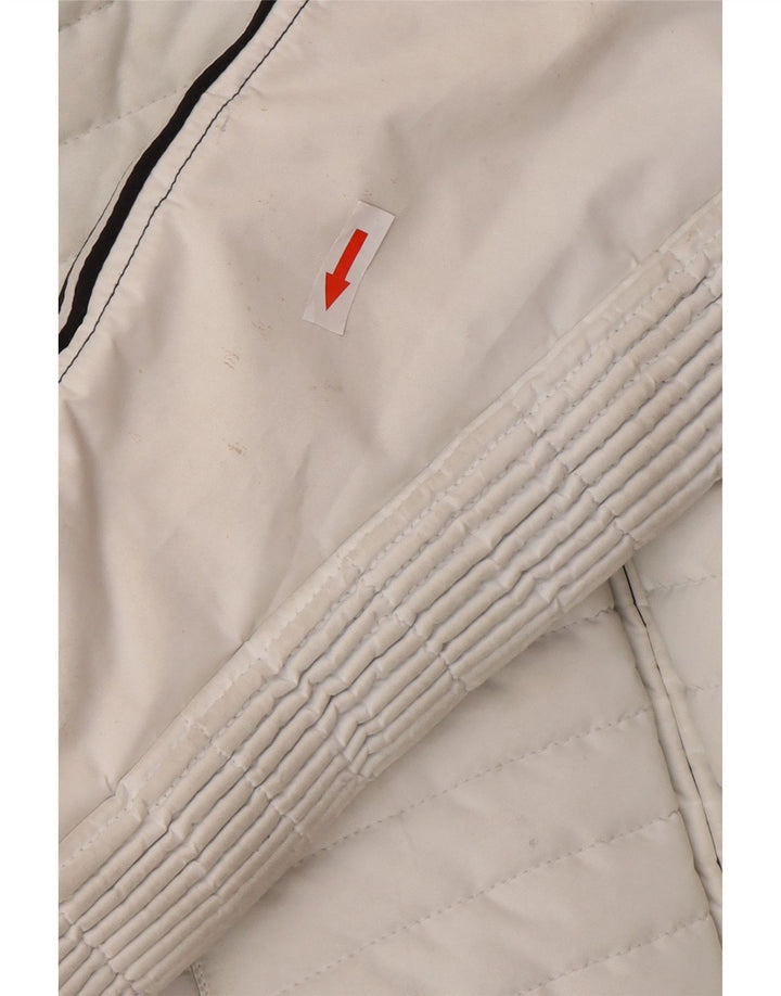 Jachetă de vânt pentru femei Colmar cu glugă IT 44 Medium White Sports