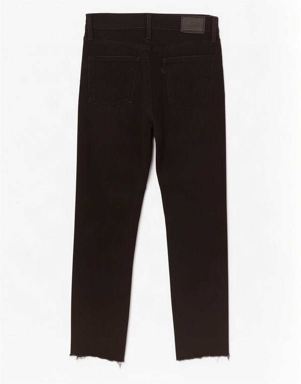 Blugi skinny pentru slăbit pentru femei Levi's L27 L25, bumbac negru