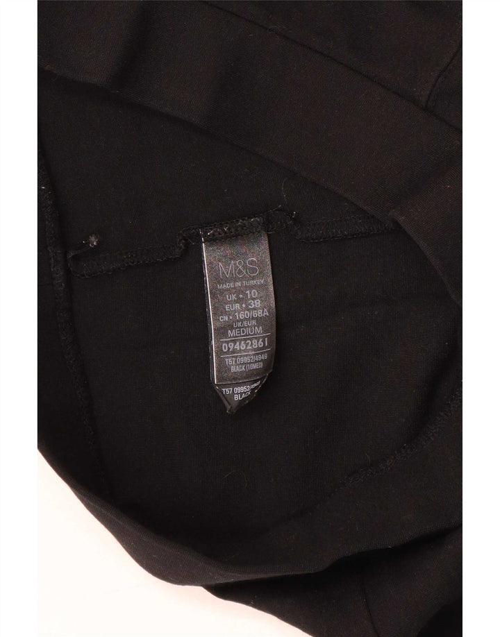Leggings pentru femei Marks & Spencer UK 10 Small Black Viscose