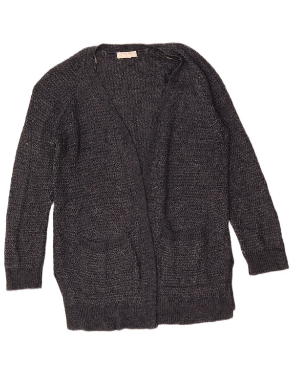 Pulover cardigan supradimensionat pentru femei Fat Face UK 8 mic gri acrilic