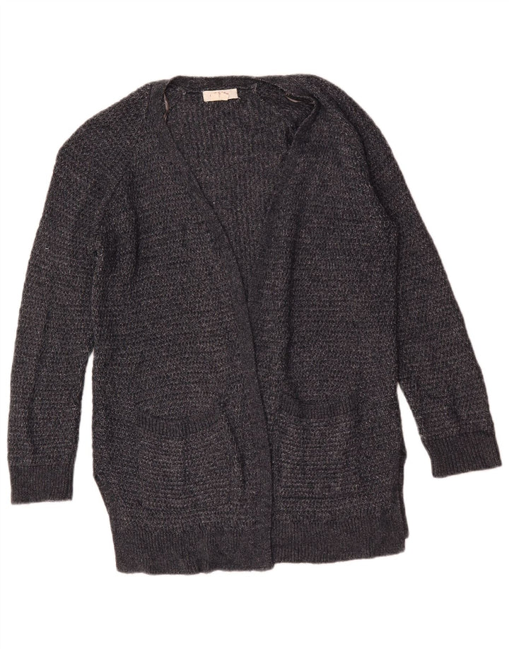 Pulover cardigan supradimensionat pentru femei Fat Face UK 8 mic gri acrilic