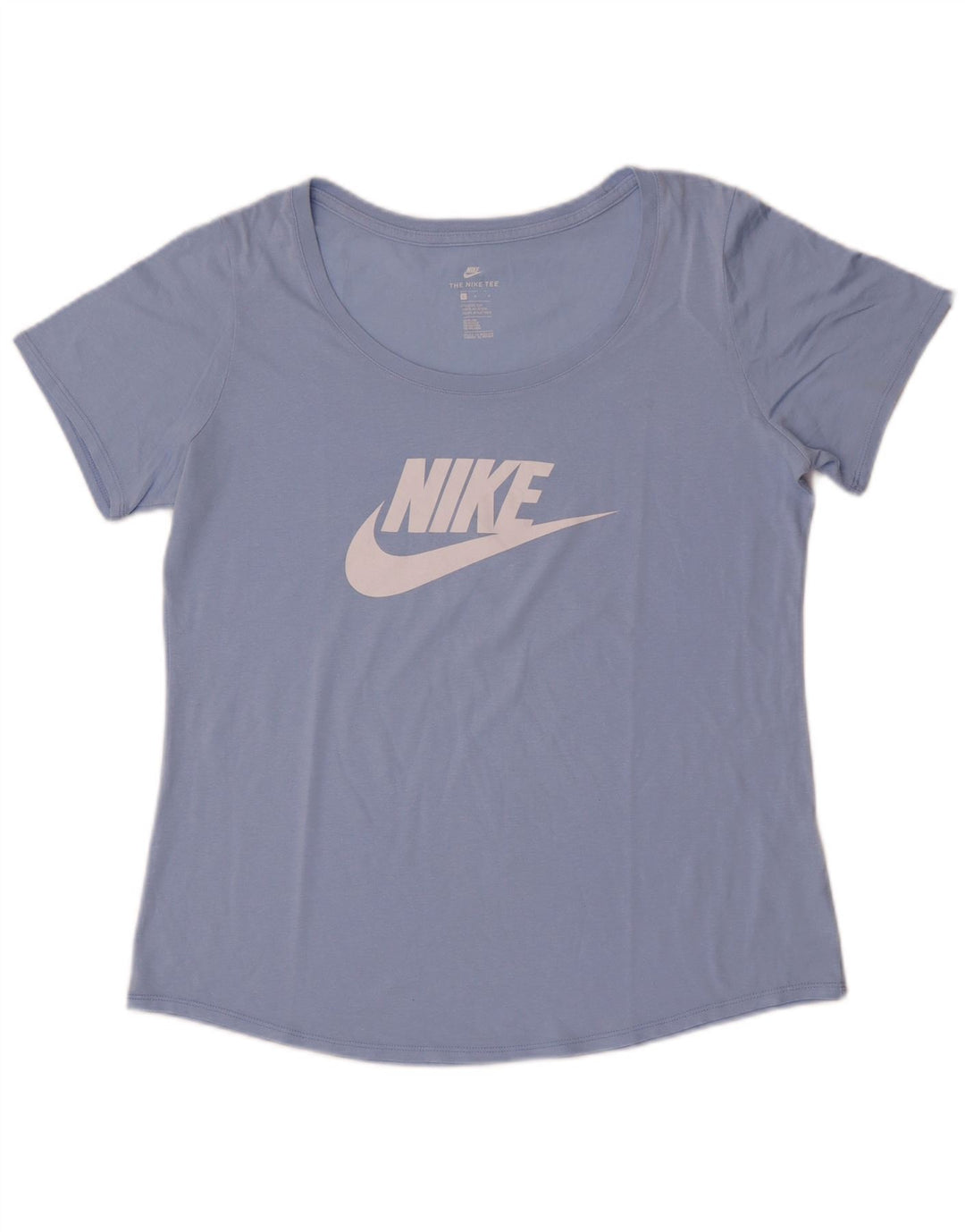 Tricou grafic Nike pentru femei Athletic Cut Top UK 16 Poliester albastru mare