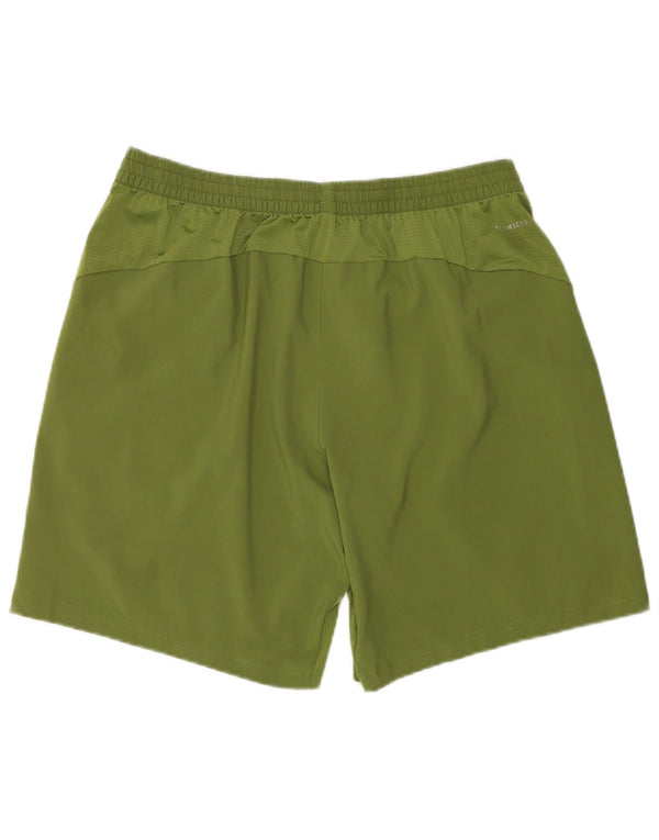 Pantaloni scurți sport pentru bărbați Adidas Climacool, mari, verde, poliester