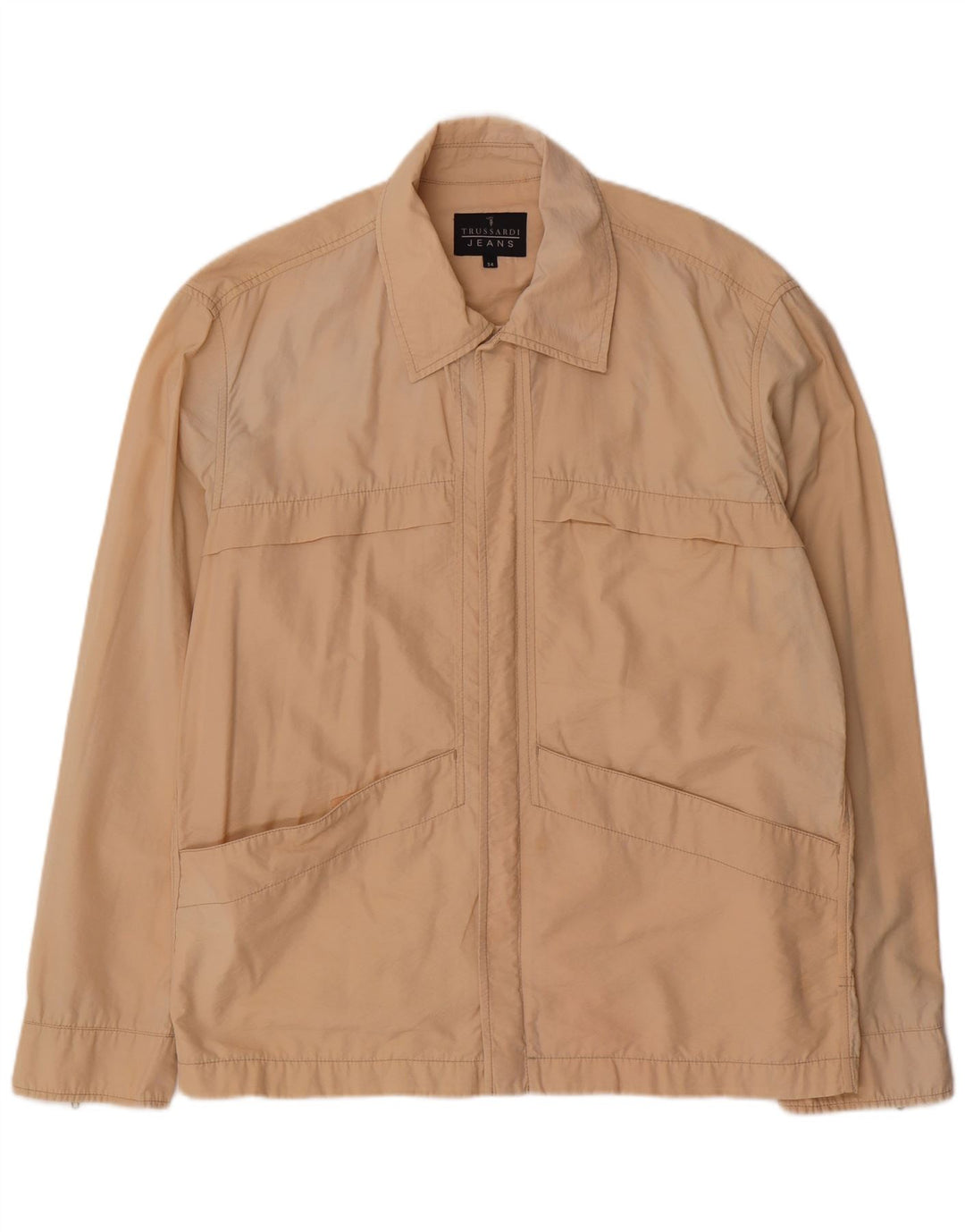 TRUSSARDI JEANS Jachetă pentru bărbați IT 54 2XL Bej Bumbac