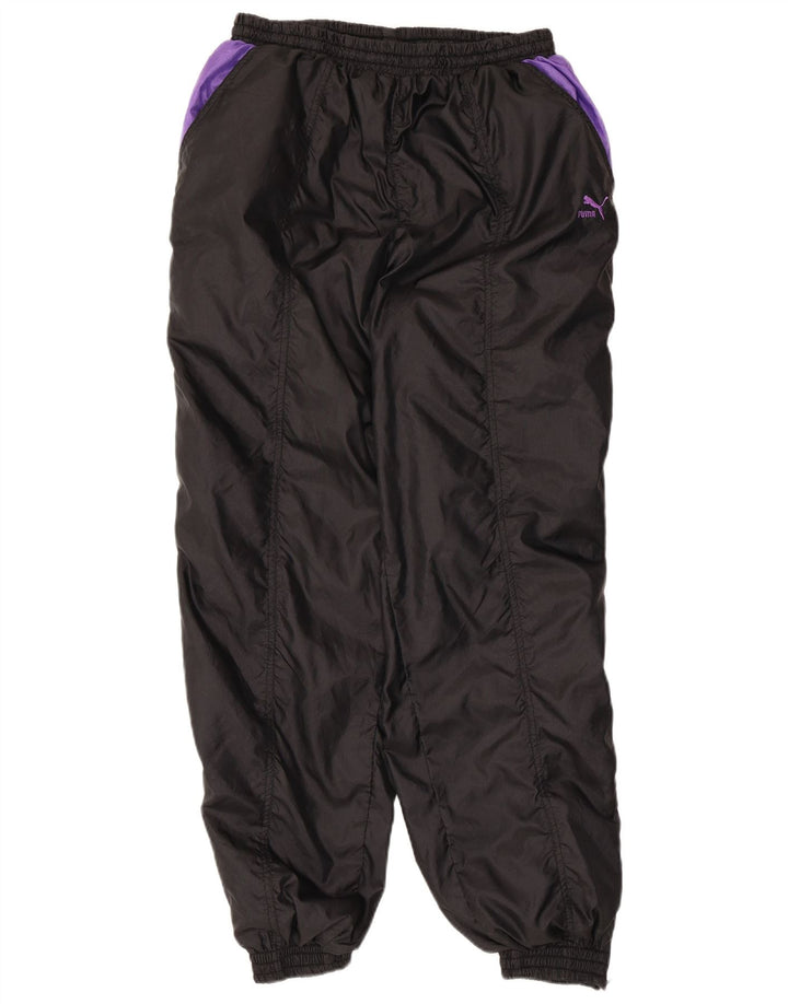 Pantaloni de trening PUMA pentru bărbați Joggeri poliamidă neagră medie