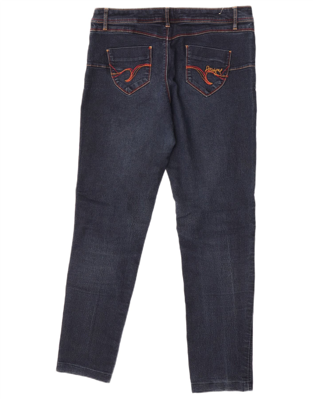 Blugi skinny pentru femei Desigual W34 L29 Albastru