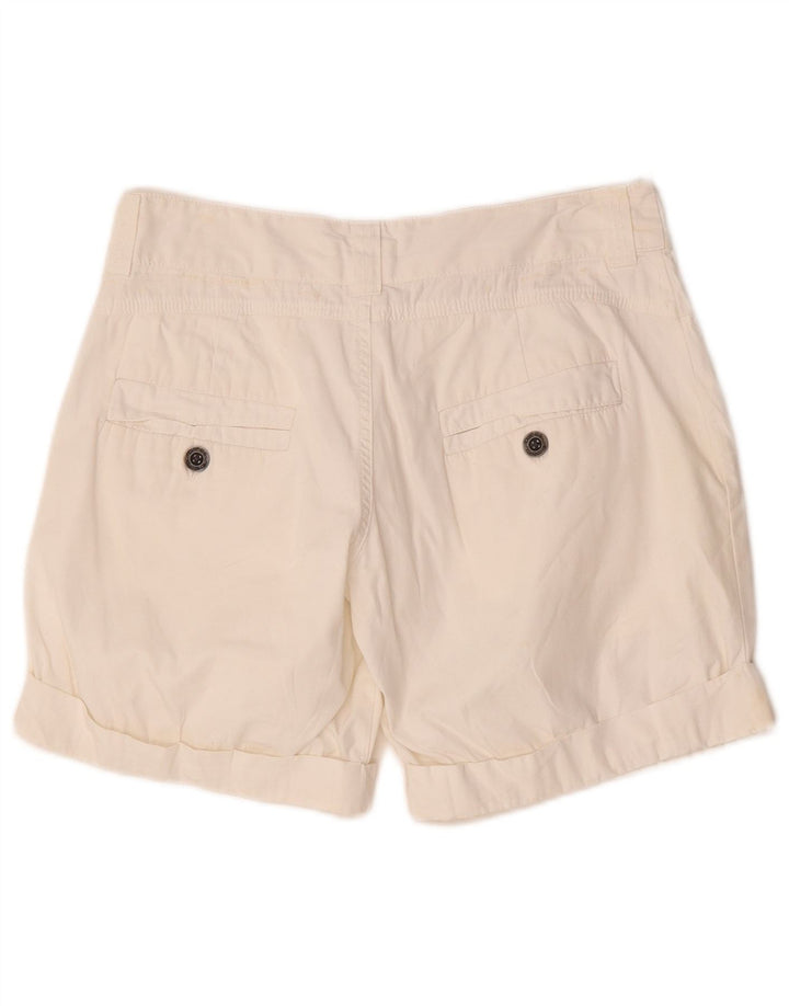 Pantaloni scurți cargo Diesel pentru femei W28, bumbac alb mediu