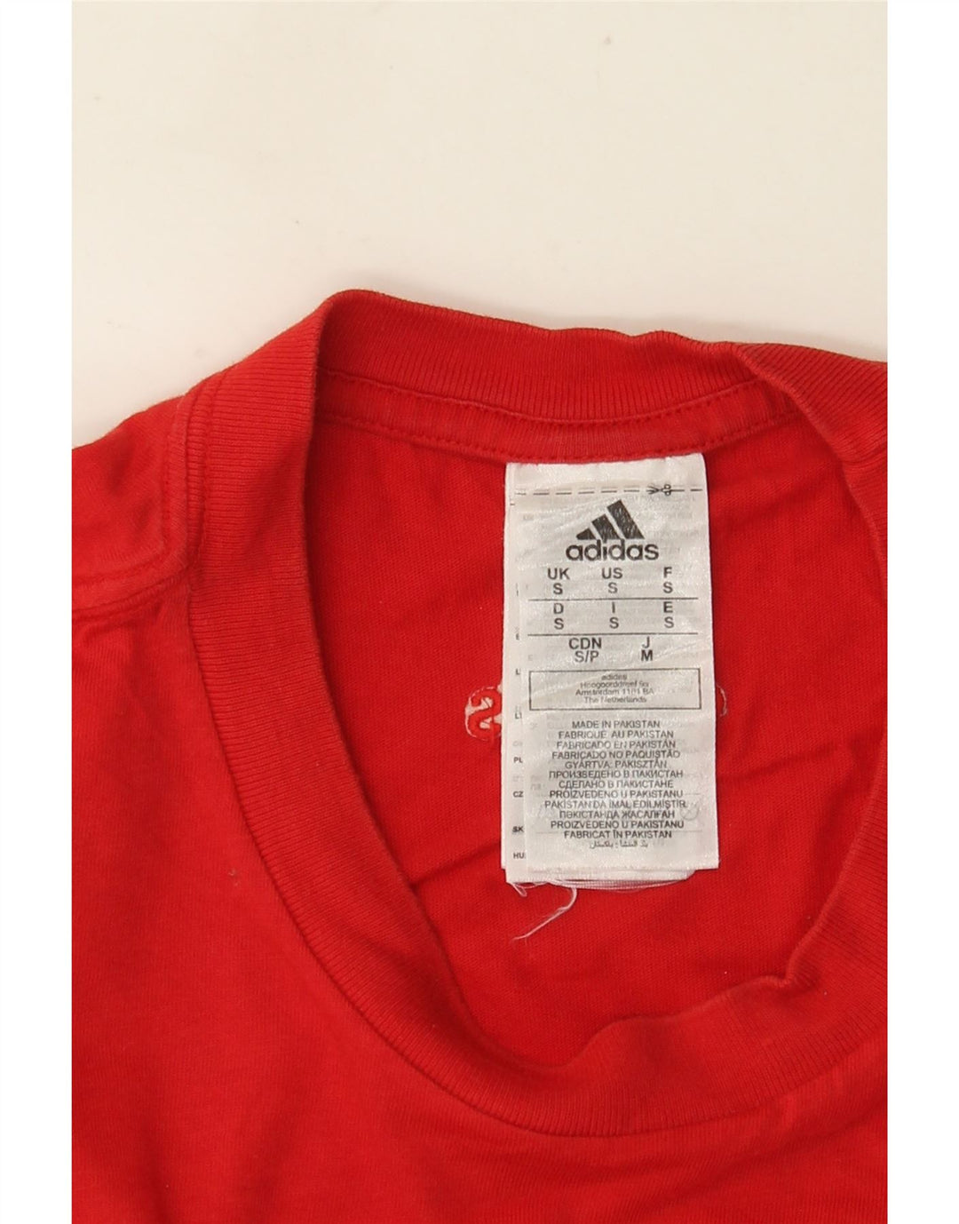 Tricou grafic ADIDAS pentru bărbați Top mic bumbac roșu