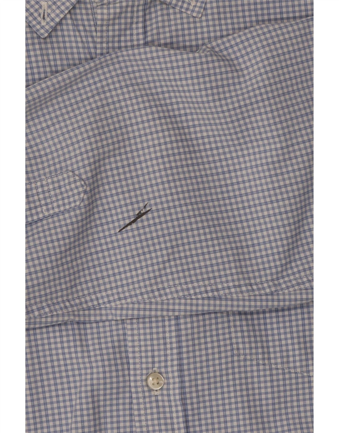 TOMMY HILFIGER Mens Custom Fit Shirt Small Blue Check Cotton Vintage Tommy Hilfiger and Second-Hand Tommy Hilfiger from Messina Hembry 