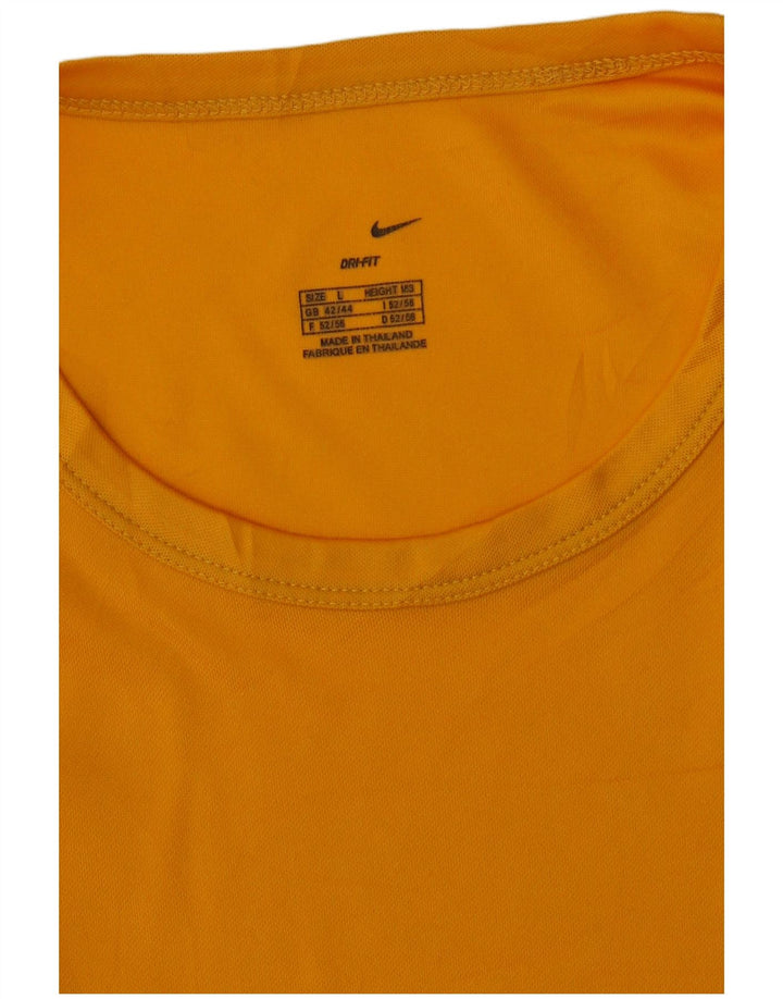 Tricou pentru bărbați Nike Dri Fit Top UK 42/44 Large Yellow
