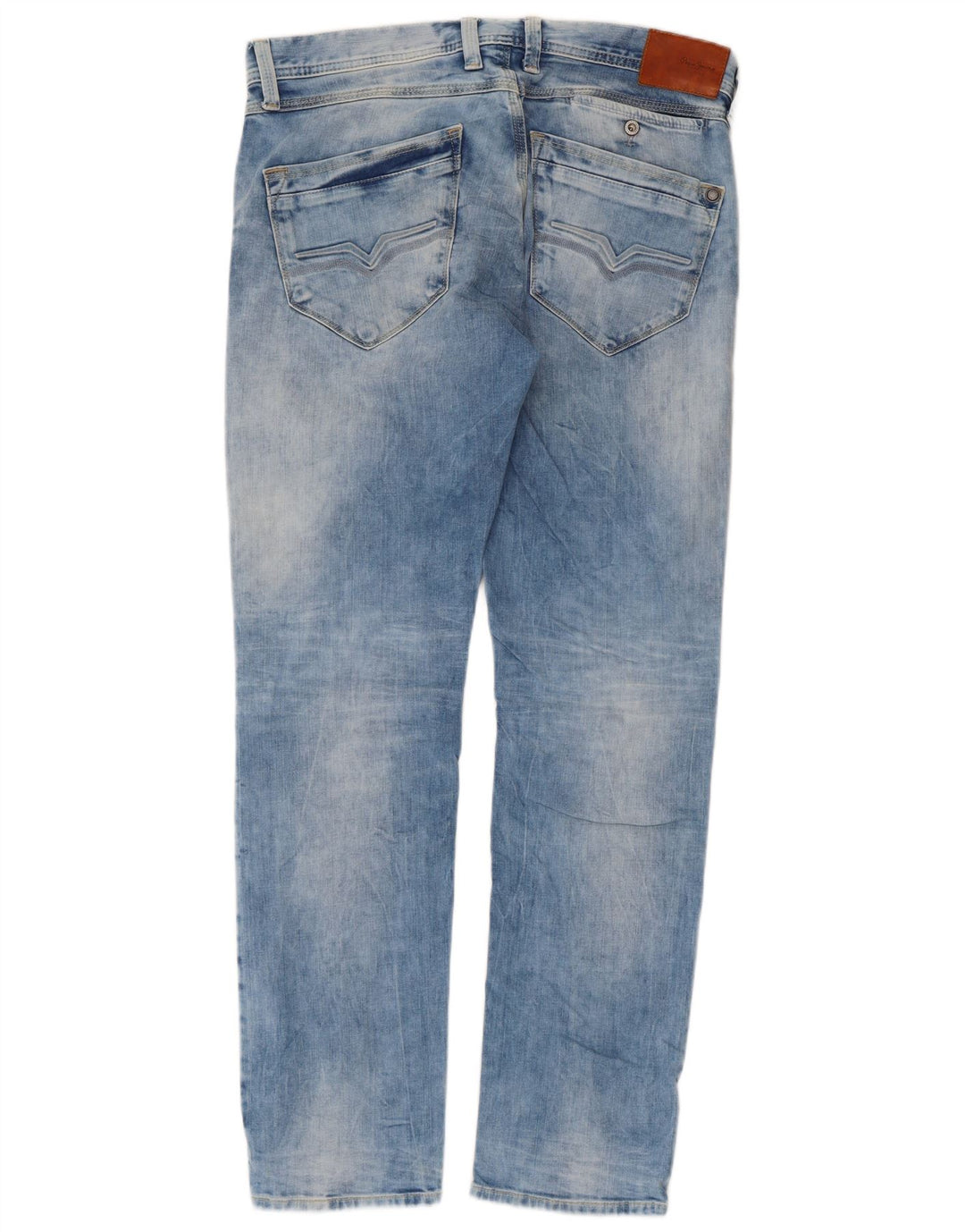 PEPE Jeans Blugi Drepți Femei L33 L32 Bumbac Albastru
