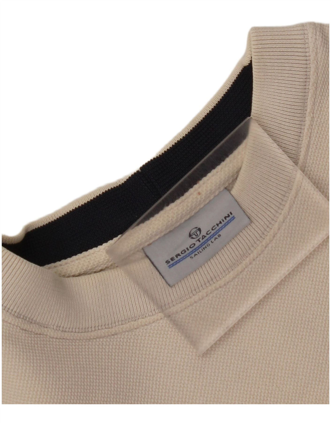 SERGIO TACCHINI Pulover cu grafic pentru femei UK 18 XL Off White