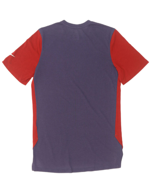 Tricou Nike Dri Fit pentru bărbați Top Medium Red Colorblock