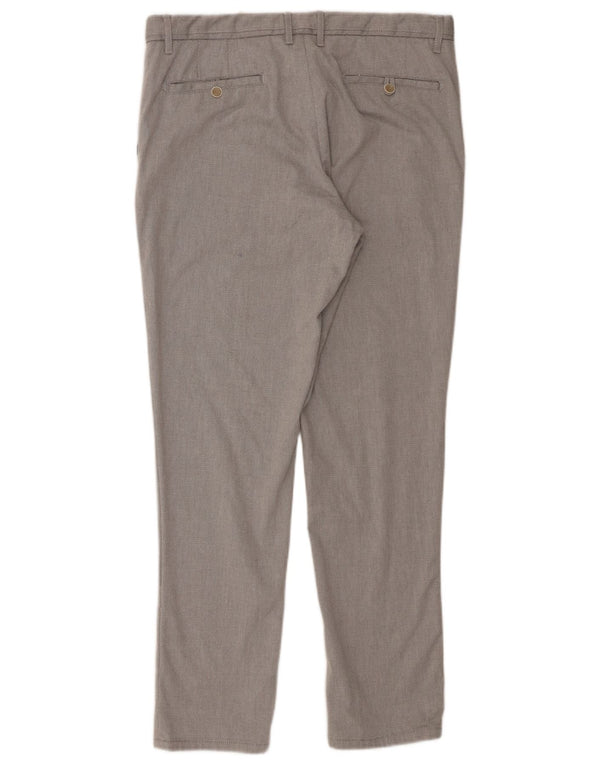 Pantaloni chino slim pentru bărbați Zara EU 44 Large W34 L30 Bumbac gri