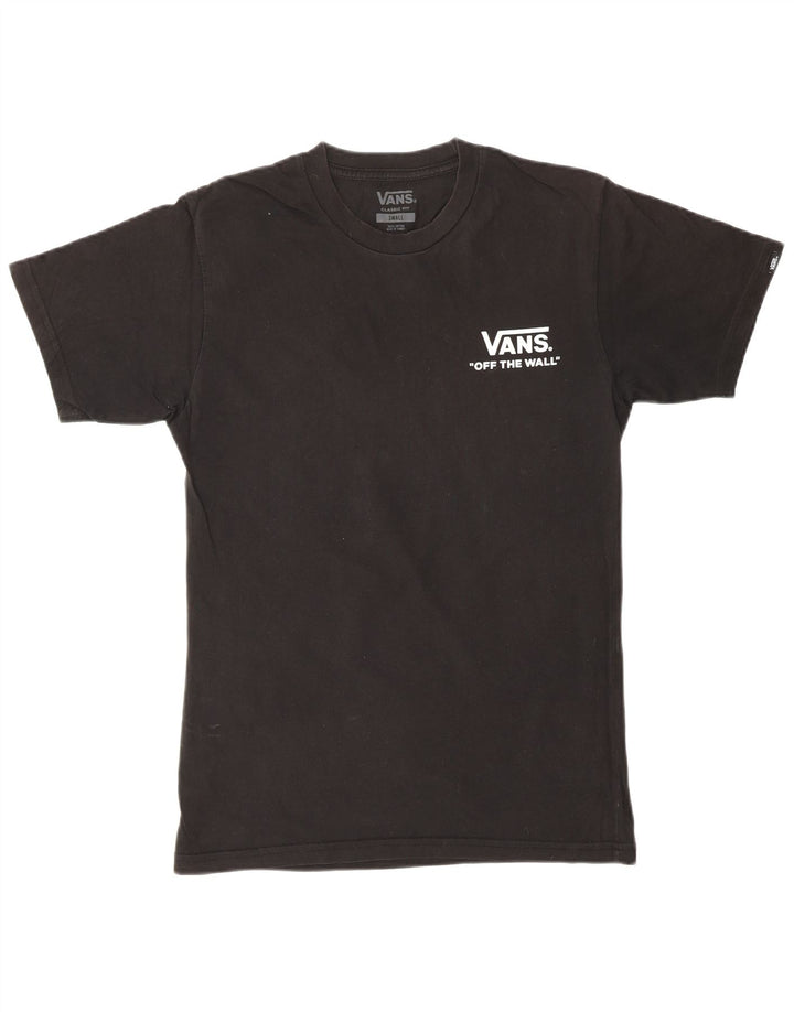 Tricou grafic pentru bărbați VANS Classic Fit Top mic bumbac negru