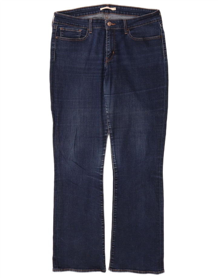 Blugi Levi's pentru femei 715 Bootcut W33 L32 bumbac bleumarin