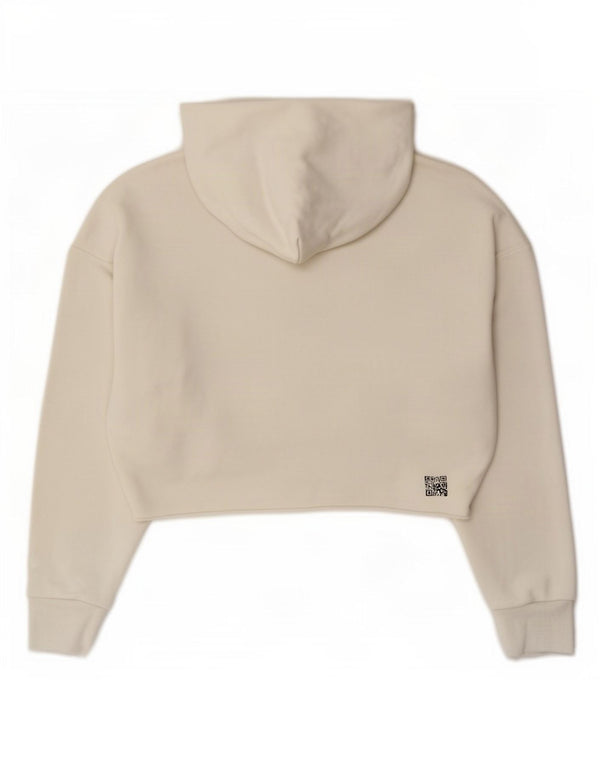 Pulover pentru femei Champion Crop Hoodie UK 14 Medium White