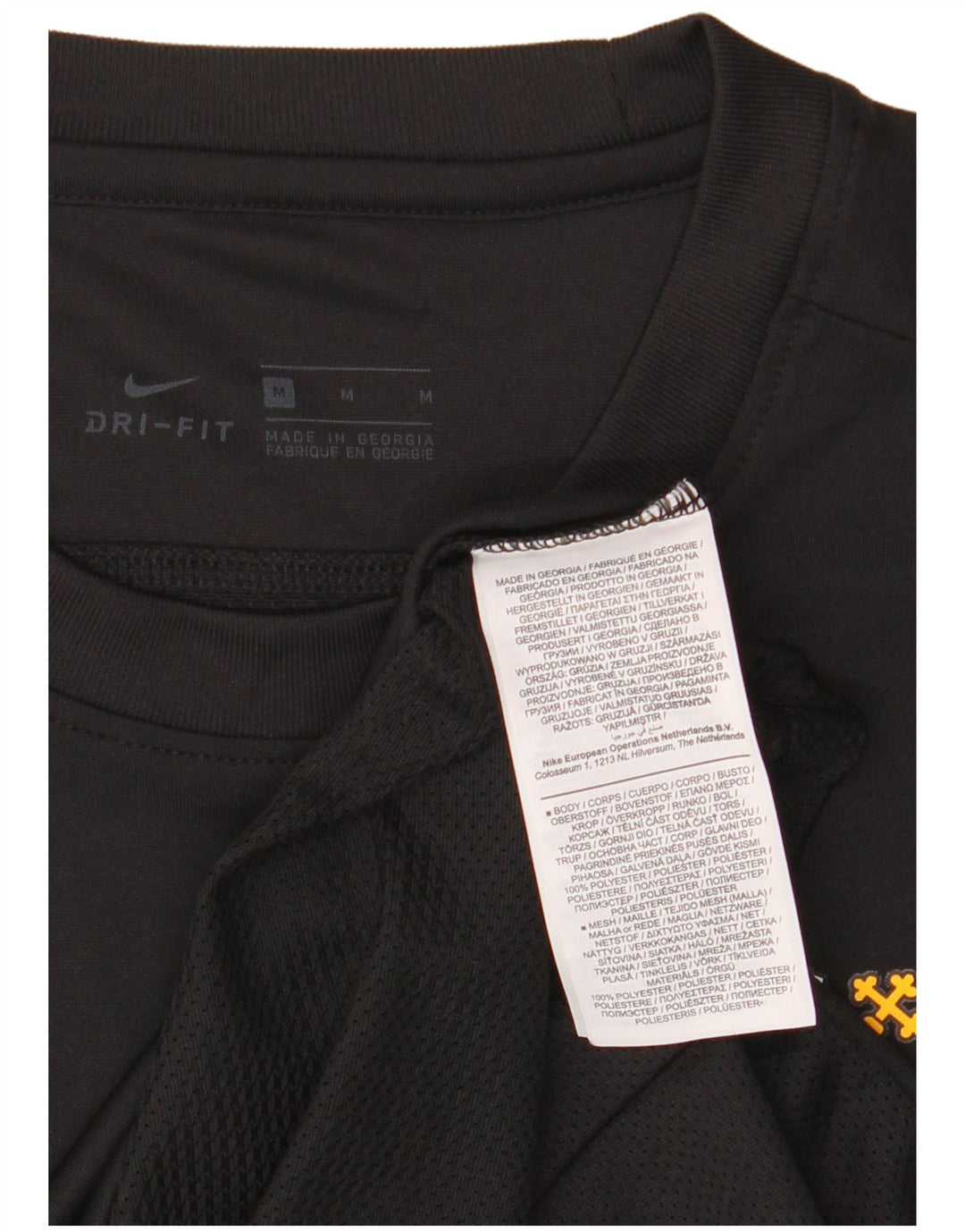 Tricou grafic pentru bărbați Nike Top Mediu Negru Poliester