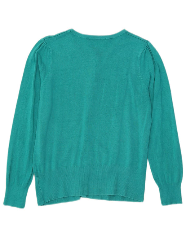 Pulover cardigan pentru femei Marks & Spencer UK 10 Small Blue Viscose