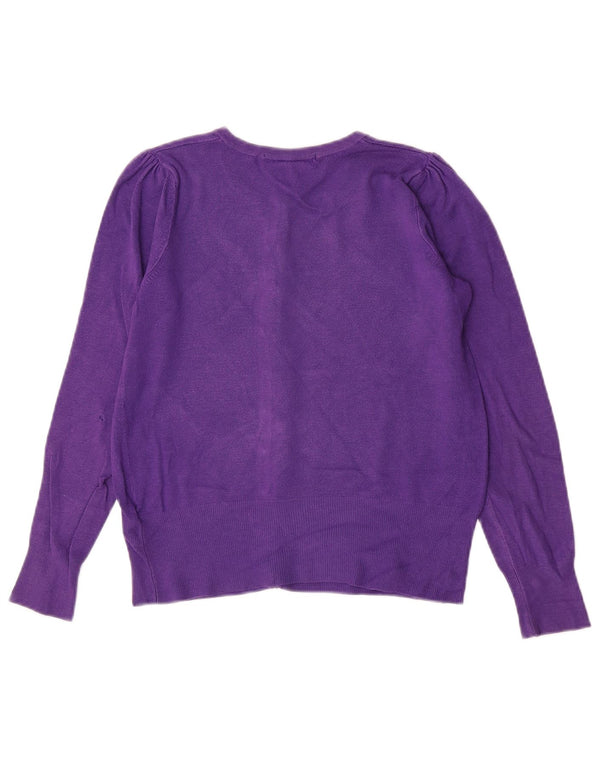 Pulover cardigan pentru femei Marks & Spencer UK 10 Small Viscose violet