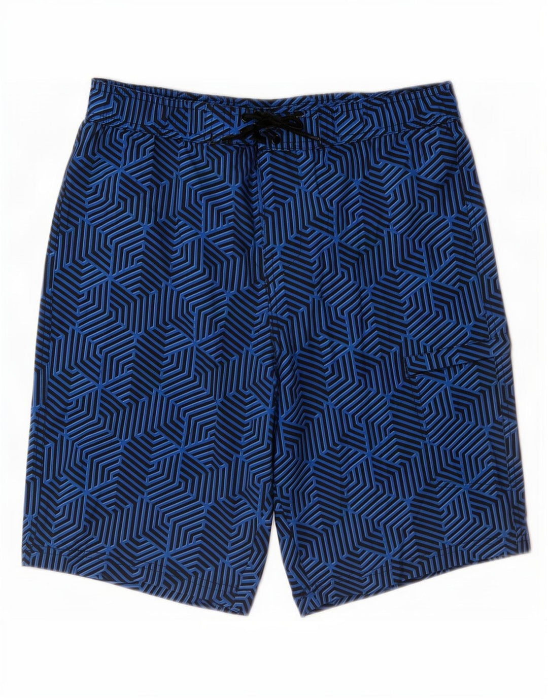 Pantaloni scurți de baie Mountain Warehouse pentru femei, poliester geometric, albastru mic
