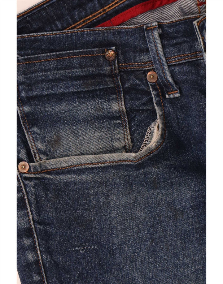 Blugi slim pentru bărbați Penguin W32 L32 Bumbac albastru