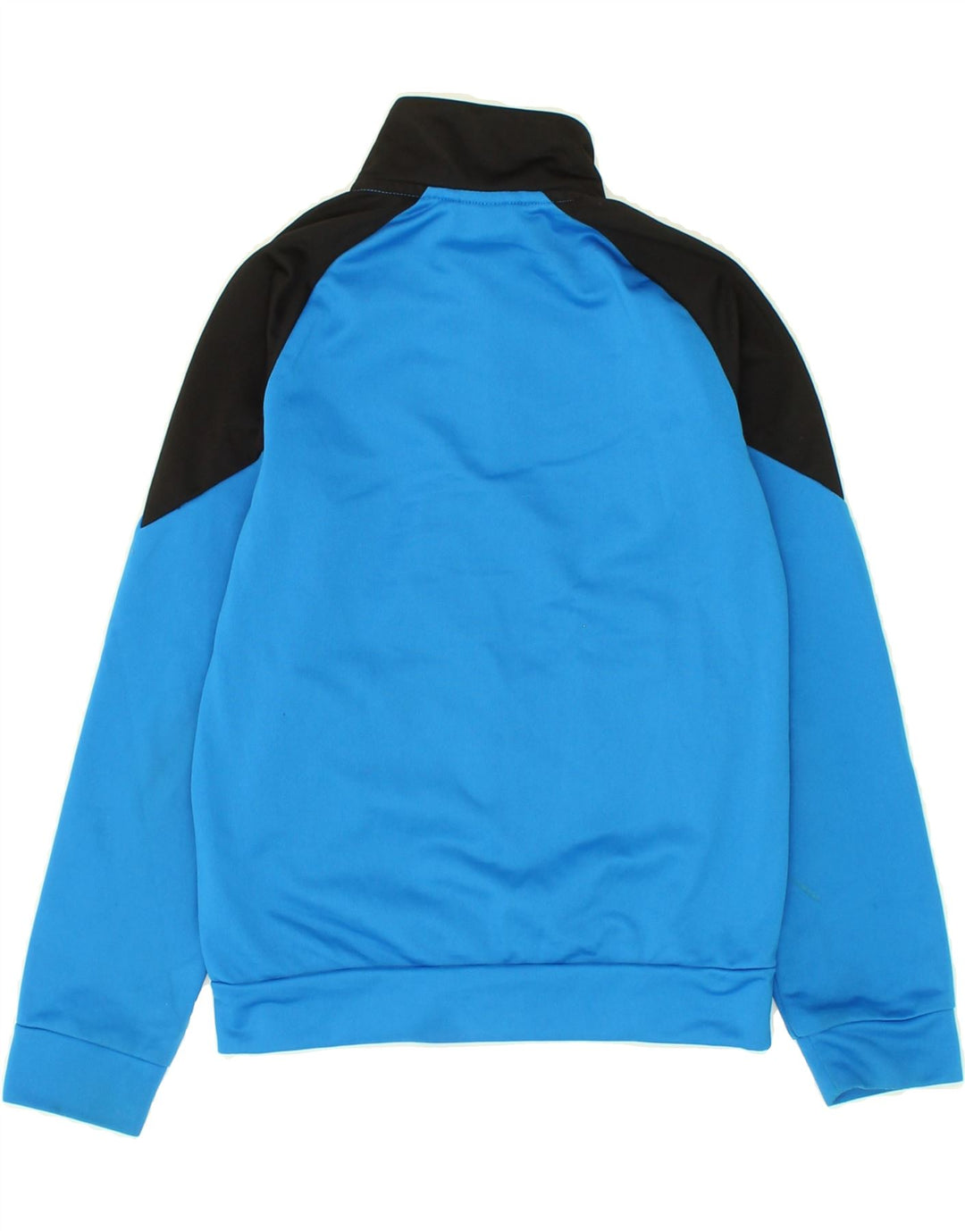 PUMA Boys Graphic Tracksuit Top Jacket 9-10 Years Blue Colourblock Vintage Puma and Second-Hand Puma from Messina Hembry 