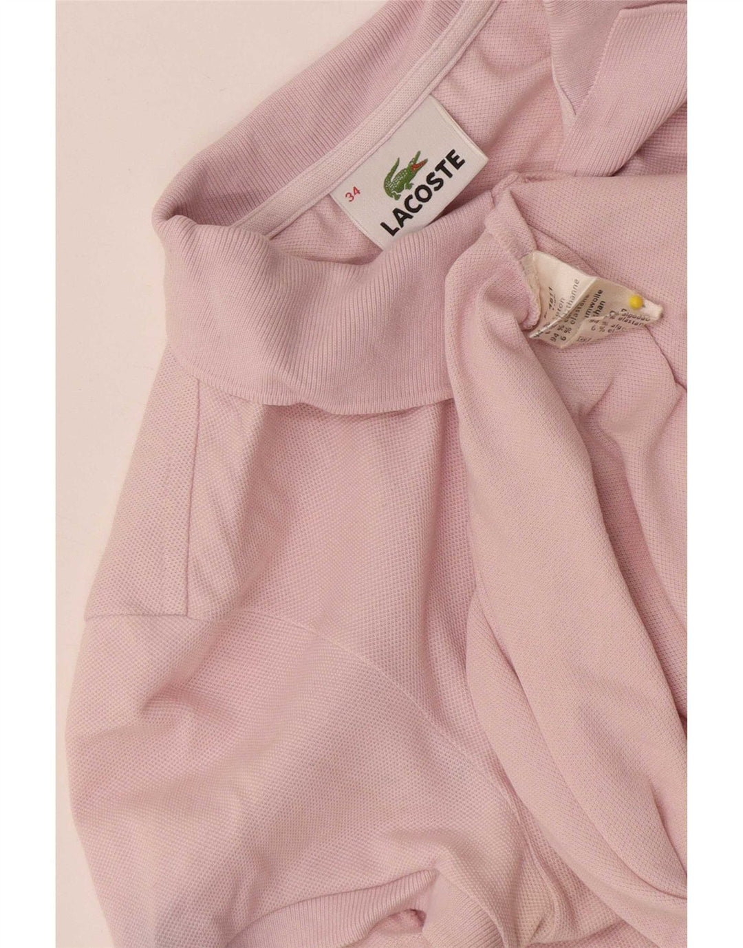 Tricou polo Lacoste Femei Mărimea 34 Bumbac roz mic