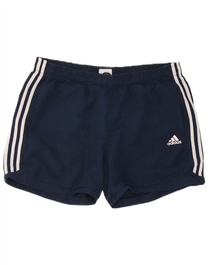 Pantaloni scurți sport pentru bărbați Adidas Climalite, mari, albastru, poliester