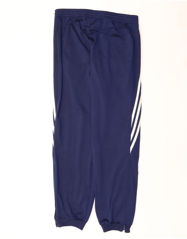 Pantaloni de trening Adidas pentru bărbați, poliester mediu albastru bleumarin
