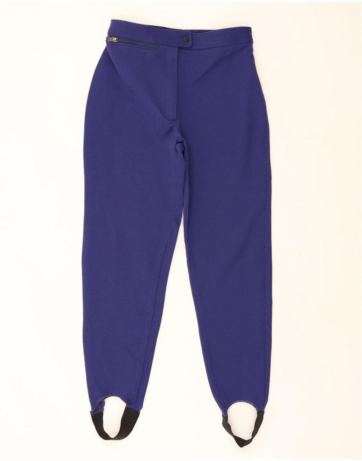 Elviana Pantaloni Windbreaker Femei Stirrup IT 46 Poliamidă Mare Albastru