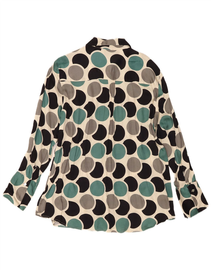 Bluză Cămașă Vintage Femei IT 48 XL Multicolor Geometric