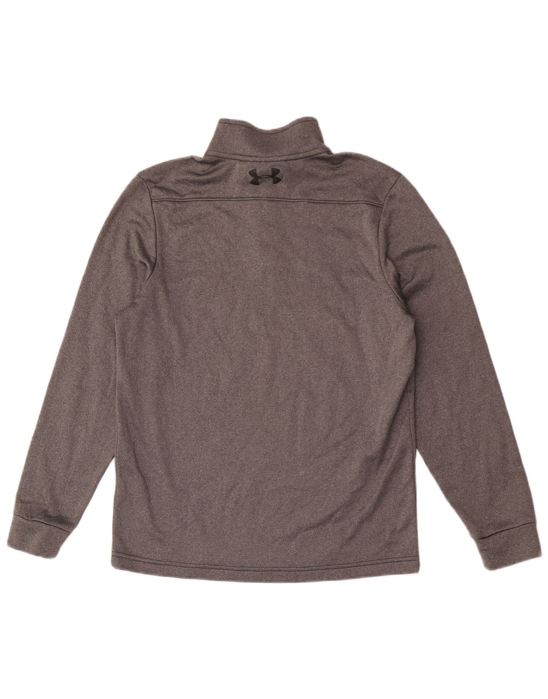 Trening Under Armour Cold Gear pentru bărbați, cu fermoar, cu gât, pulover, mic, gri