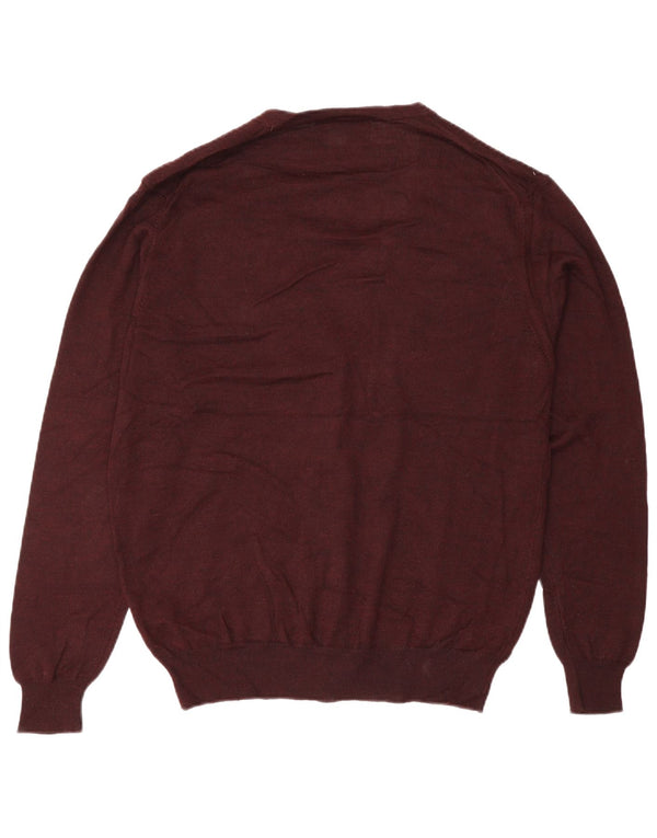 Pulover Cardigan pentru bărbați Marks & Spencer Acrilic Burgundy mediu