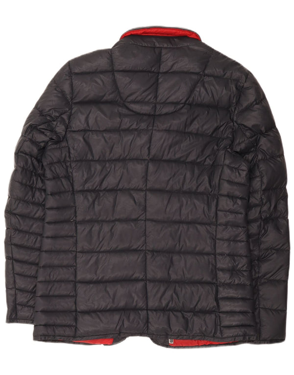 Jachetă căptușită Blazer pentru bărbați Pierre Cardin UK 40 Poliamidă neagră mare